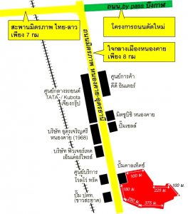 ขายถูกที่ดินเมืองหนองคายเหมาะจัดสรร