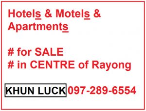 Hotels Apartments and Motels for sale Pattaya,Rayong,chonburi