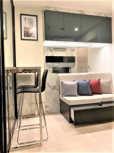 Bangkok CBD Condo For Rent Life Asoke Near MRT Phetchaburi