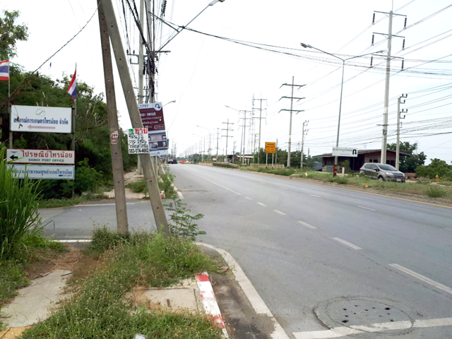 ขายถูกที่ดินใกล้อำเภอไทรน้อย ตลาดไทรน้อย